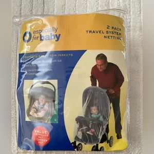 1 stroller net and 1 Carrier net!